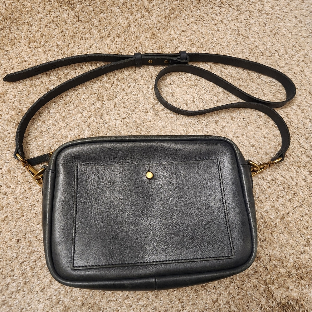 Madewell The Large Transport Camera Bag Navy